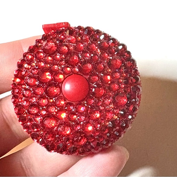 Red Rhinestone Tape Measure - Picture 2 of 4